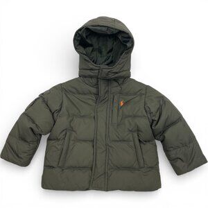 Polo Ralph Lauren Down Hooded Puffer Winter Jacket Kids Toddler 24M